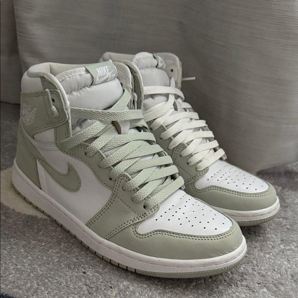 Women’s Jordan 12 Seafoams.